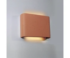 7W LED sieninis fasado šviestuvas ADALIN, raudonas, 3000K, IP65, šviečia į viršų ir į apačią, 4327801