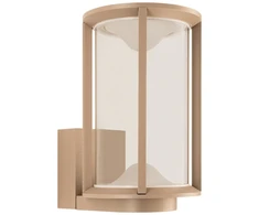 7W LED sieninis lauko šviestuvas, smėlio/rudos sp., 3000K, IP54, E526