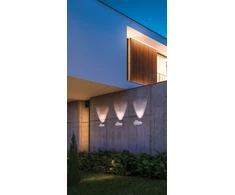 Sieninis šviestuvas 7W LED sieninis lauko šviestuvas VOX, baltas, 3000K, IP54, šviečia į viršų ir į apačią, 4293500