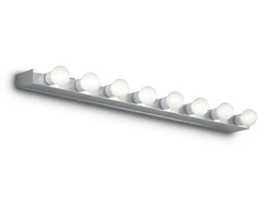 Sieninis šviestuvas Ideal Lux Wall lamp with 8 lights PRIVE', E14, chrome