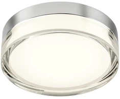 8W LED paviršinis šviestuvas FRISBI, chromo sp., 3000K, IP44, 01-3725