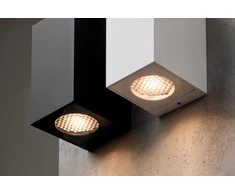 Sieninis šviestuvas 8W LED sieninis fasado šviestuvas OXEN, juodas, 2700/3000K, IP65, A2094170N