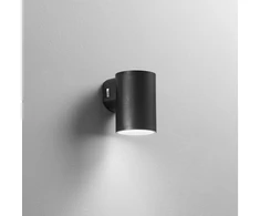 Sieninis šviestuvas 8W LED sieninis fasado šviestuvas POLO, juodas, CCT, IP65