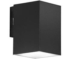 8W LED sieninis fasado šviestuvas POLO, juodas, CCT, IP65