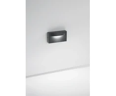 8W LED sieninis fasado šviestuvas MOBULA, antracito sp., IP65