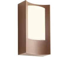 Sieninis šviestuvas 8W LED sieninis lauko šviestuvas WARP, rūdžių sp., 3000K, IP44