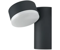 8W LED sieninis lauko šviestuvas ENDURA STYLE, tamsiai pilkas, 3000K, IP44