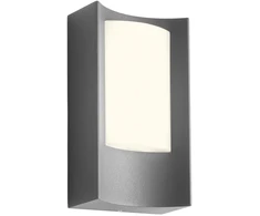 8W LED sieninis lauko šviestuvas WARP, tamsiai pilkas, 3000K, IP44