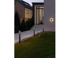 Sieninis šviestuvas 8W LED sieninis lauko šviestuvas AURA, baltas, 3000K, IP65, 90368