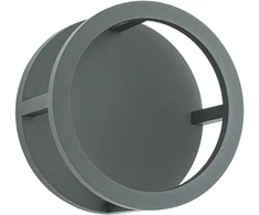Sieninis šviestuvas 9,2W LED sieninis fasado šviestuvas, tamsiai pilkas, 3000K, IP65, E443