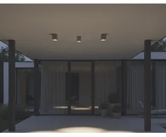 Lubinis šviestuvas 9W LED lubinis fasado šviestuvas PERSEO, pilkas, 3000K, dimeriuojamas, IP65, P2077000GRDP