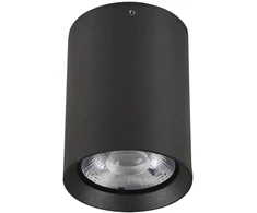 Lubinis šviestuvas 9W LED paviršinis fasado šviestuvas CERVIA 4K, juodas, 4000K