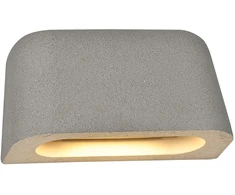9W LED sieninis fasado šviestuvas KRABI, pilkas, 3000K, IP65, 4319900