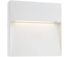 Sieninis šviestuvas 9W LED sieninis lauko šviestuvas EVEN, baltas, 3000K, IP54, 9627
