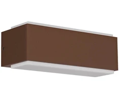 Sieninis šviestuvas 9W LED sieninis lauko šviestuvas DASH, tamsiai rudas, 4000K, IP65, 90404
