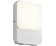 Sieninis šviestuvas 9W LED sieninis lauko šviestuvas COLIN, baltas, 3000K, IP54, 90127
