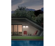 9W LED sieninis lauko šviestuvas CHALET, tamsiai pilkas, 3000K, IP54, 90001