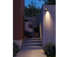 Sieninis šviestuvas 9W LED sieninis lauko šviestuvas ALAN, tamsiai pilkas, 2200/3000/4000K, IP65
