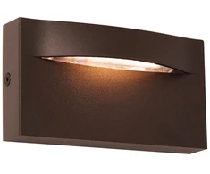 Sieninis šviestuvas 9W LED sieninis lauko šviestuvas VITA, rūdžių sp., 3000K, IP65, 4298201