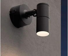 Sieninis šviestuvas 9W LED sieninis lauko šviestuvas RONDA, antracito sp., 3000K, IP65