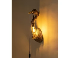 Sieninis šviestuvas ANIMAL HERON, E27, aukso sp.