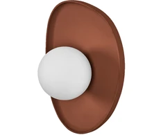 Sieninis šviestuvas CLAY NEST, G9, rudas
