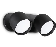 Ideal Lux Sieninis šviestuvas DODO, GX53, juodas, 327938