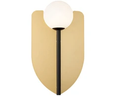 Sieninis šviestuvas FEDORA, G9, aukso/juodos/baltos sp., 4325101