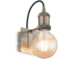 Sieninis šviestuvas Ideal Lux Wall lamp with 1 light FRIDA, E27, baltas