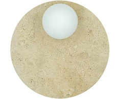 Sieninis šviestuvas, G9, smėlio/baltos sp., 25316