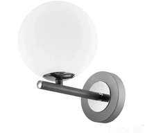Sieninis šviestuvas GLOBE ELEGANCE, G9, juodos/baltos sp.