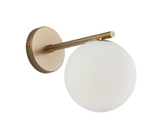 Sieninis šviestuvas GLOBE LED/CFL lemputėms, E14, žalvario spalvos, 3094700