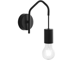 Sieninis šviestuvas HABITAT, juodas, 1xE27