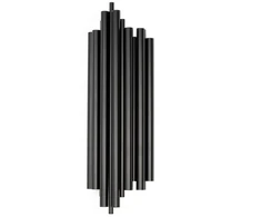 Sieninis šviestuvas HARMONIC, 2xE14, juodas, šviečia į viršų ir į apačią