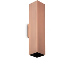 Sieninis šviestuvas LOOK, 2xGU10, vario sp., šviečia į viršų ir į apačią, 370460