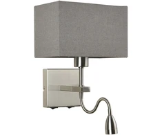 Italux Sieninis šviestuvas WL-1122-2-BL-SN-RC-GR