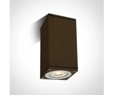 Paviršinis lauko šviestuvas, GU10, rudas, IP54, 67426D/BR