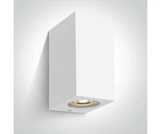 Paviršinis šviestuvas, 2xGU10, baltas, IP65, 67142K/W