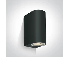 Paviršinis šviestuvas, 2xGU10, juodas, IP65, 67142G/B