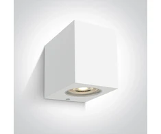Paviršinis šviestuvas, GU10, baltas, IP65, 67142H/W