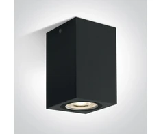 Paviršinis šviestuvas, GU10, juodas, IP65, 67142D/B