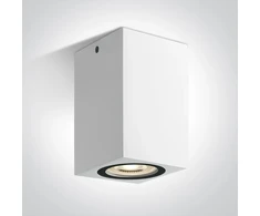 Paviršinis šviestuvas, GU10, baltas, IP65, 67142D/W