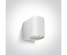 Paviršinis šviestuvas, GU10, baltas, IP65, 67142F/W