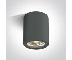 Paviršinis šviestuvas, E27, antracito sp., IP65, 67142C/AN