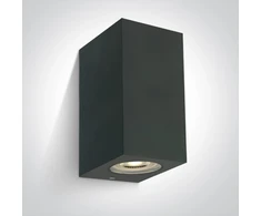 Paviršinis šviestuvas, 2xGU10, antracito sp., IP65, 67142K/AN