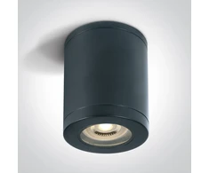 Paviršinis šviestuvas, GU10, juodas, IP65, 67142B/B