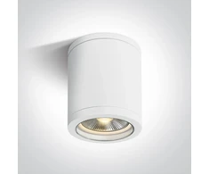 Paviršinis šviestuvas, E27, baltas, IP65, 67142C/W