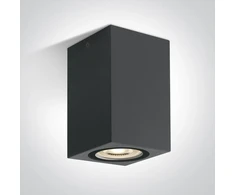 Paviršinis šviestuvas, GU10, antracito sp., IP65, 67142D/AN
