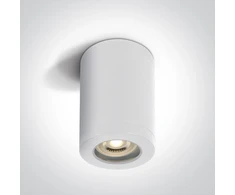 Paviršinis šviestuvas, GU10, baltas, IP65, 67142A/W