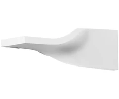 Sieninis šviestuvas PIROETTE, baltas, 1xR7S